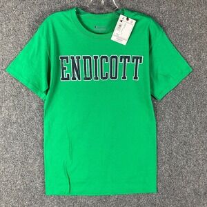 Champion Shirt Men's Small Endicott Green Short Sleeve‎ Casual Cotton NWT